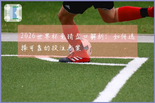 2026世界杯竞猜盘口解析:如何选择可靠的投注方案